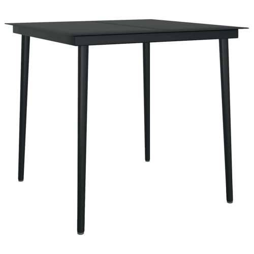 Vrtna garnitura - 3-dijelni vrtni blagovaonski set s jastucima poliratan i staklo - Smeđa 80 x 80 x 74 cm Da 2 Cijena