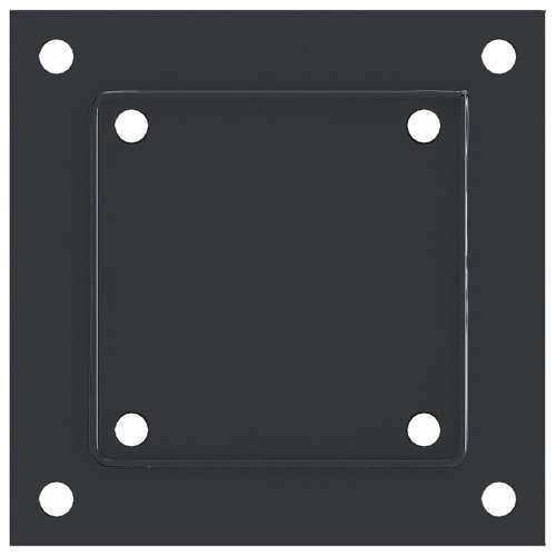Postolja za stupove kvadratna 4 kom čelik presvučen prahom - Antracit 121 x 121 mm 4 Cijena