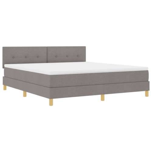 Krevet s uzdignutjem s madracem Taupe 180x200 cm Tkanina Cijena