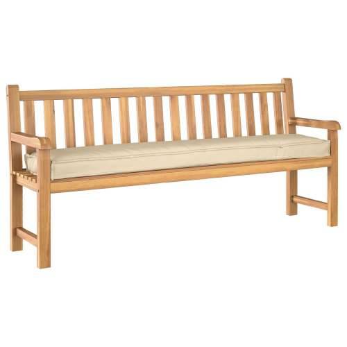 jastučići za palete za klupu 2 kom Bež 200x40x8 cm Oxford tkanina Cijena
