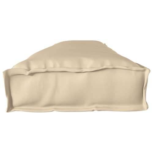 jastučići za palete za klupu 2 kom Bež 200x40x8 cm Oxford tkanina Cijena