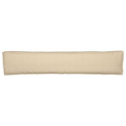 jastučići za palete za klupu 2 kom Bež 200x40x8 cm Oxford tkanina Cijena