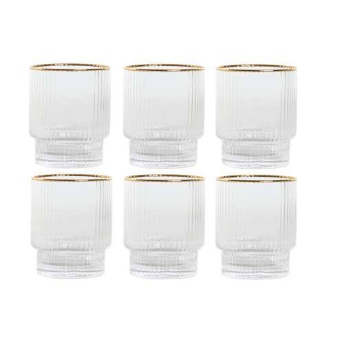 Set Čaša Home ESPRIT Providan zlatan Kristal 320 ml (6 kom.) Cijena