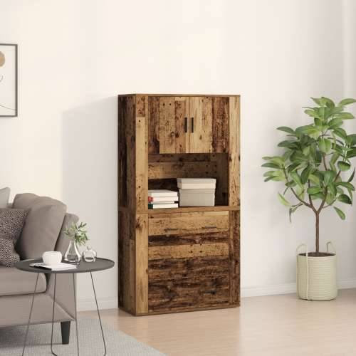 Visoki kabinet Staro drvo 80x33x150 cm Cijena