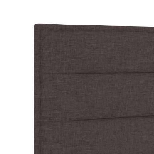 Naslon za glavu s linijama dizajna tamnosmeđi 100 cm tkanina Cijena