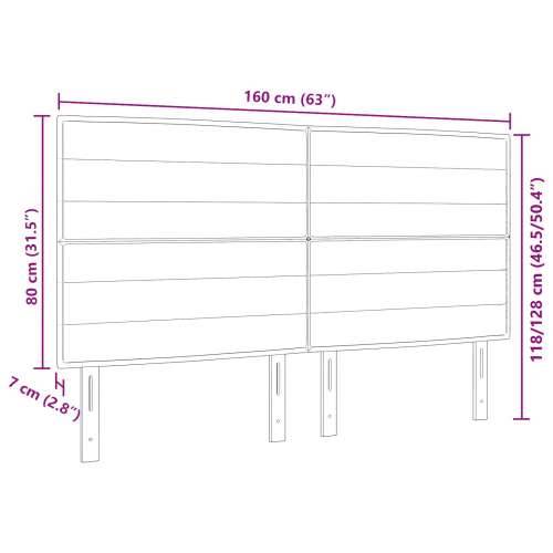 naslon za glavu Lines dizajn svjetlosivi 160 cm tkanina Cijena
