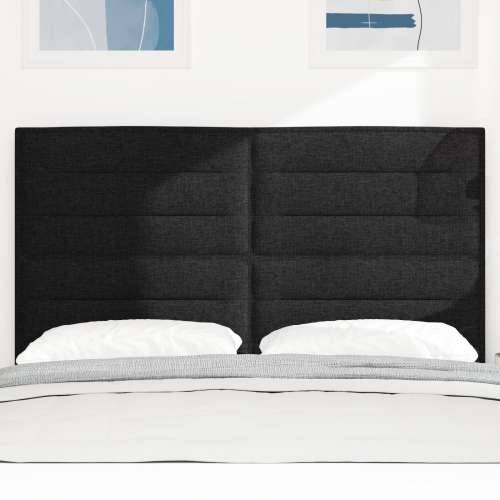 Crni naslon za glavu 160 cm s modernim linijama Cijena