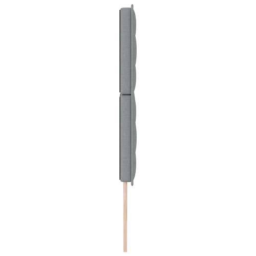 Naslon za glavu Lines dizajn svjetlosiva 180 cm tkanina Cijena
