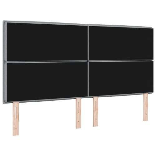 Naslon za glavu Lines dizajn svjetlosiva 180 cm tkanina Cijena