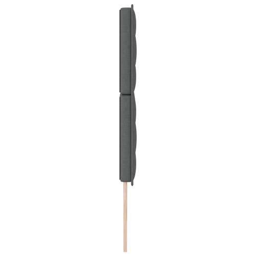 Naslon za glavu Tamno siva 180 cm Tkanina Cijena