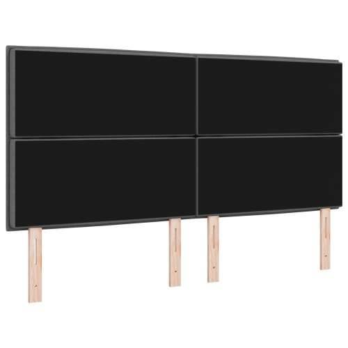 Naslon za glavu Tamno siva 180 cm Tkanina Cijena