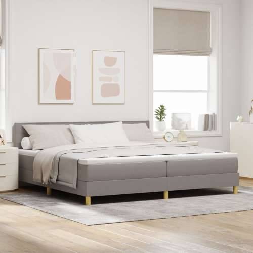 Box Spring Krevet s madracem Taupe 200x200 cm Tkanina Cijena