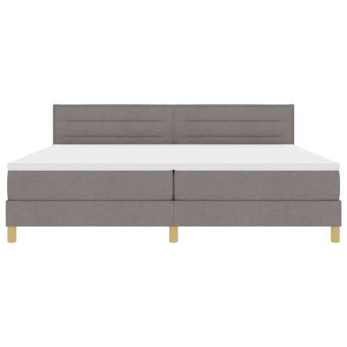 Box Spring Krevet s madracem Taupe 200x200 cm Tkanina Cijena