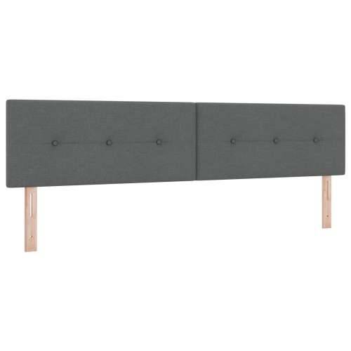 Box Spring Krevet s madracem tamno sivi 200x200 cm tkanina Cijena