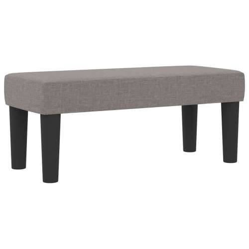 okvir kreveta s madracem i klupom taupe 100x200 cm tkanina Cijena