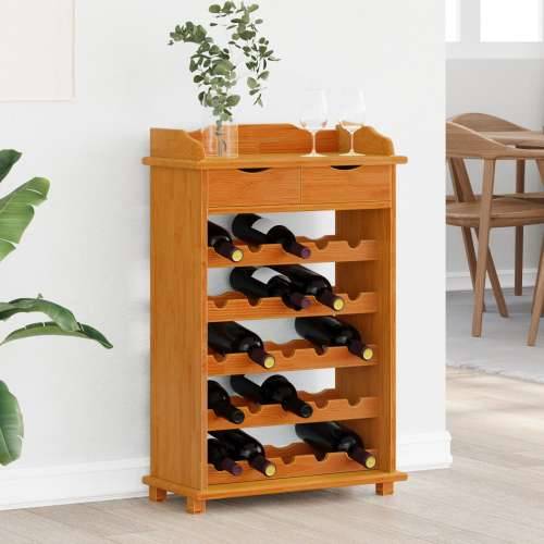 Stalak za vino 90x60x30 cm od čvrstog borovog drveta Cijena