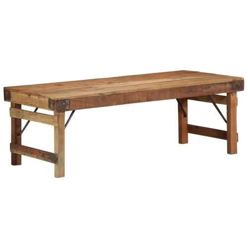Stolić za kavu 110x55x40 cm od masivnog obnovljenog drva Cijena