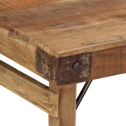 Stolić za kavu 110x55x40 cm od masivnog obnovljenog drva Cijena