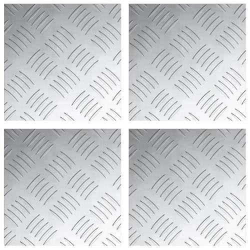 Aluminijumske Šahovske Ploče 4 kom Protuklizne 20x20 cm Cijena