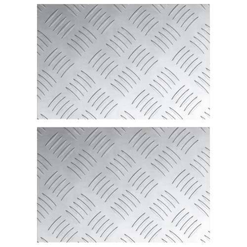 Aluminijske checker ploče 2 kom Protuklizne 30x20 cm Cijena