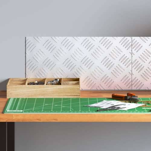 aluminijske karirane podloge 2 kom Protuklizne 40x20 cm Cijena