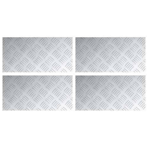 aluminijske čelične ploče 4 kom. antisklizne 40x20 cm Cijena
