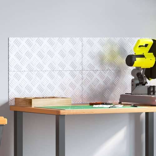 Aluminijske čekered ploče 4 kom Protuklizne 50x20 cm Cijena
