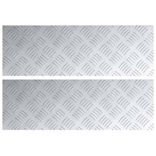 aluminijske rebraste ploče 2 komada protiv klizanja 60x20 cm Cijena
