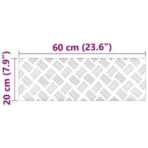 aluminijske rebraste ploče 2 komada protiv klizanja 60x20 cm Cijena