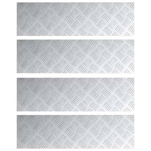 Aluminijski šahovski pragovi 4 komada protuklizni 70x20 cm Cijena