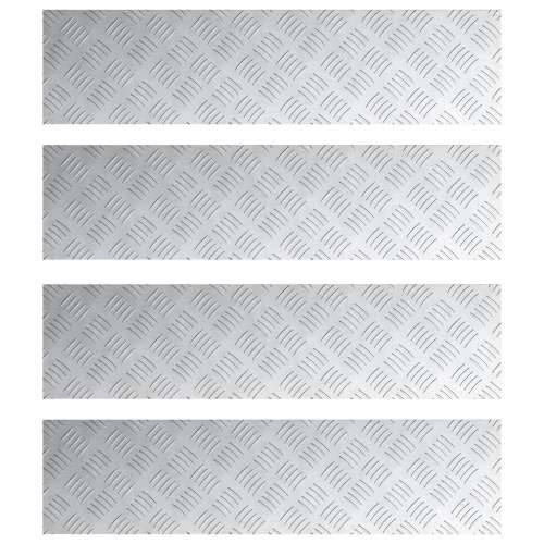 Aluminijske Stepenice 4 kom Protuklizne 80x20 cm Cijena