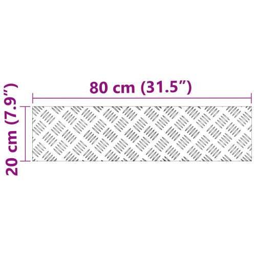 Aluminijske Stepenice 4 kom Protuklizne 80x20 cm Cijena