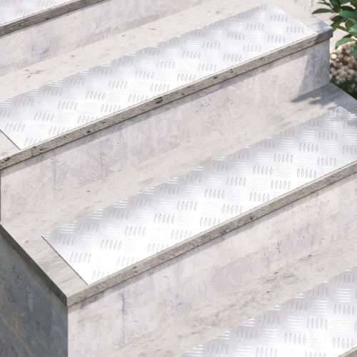 Aluminijske ševron ploče 4 komada protuklizne 90x20 cm Cijena
