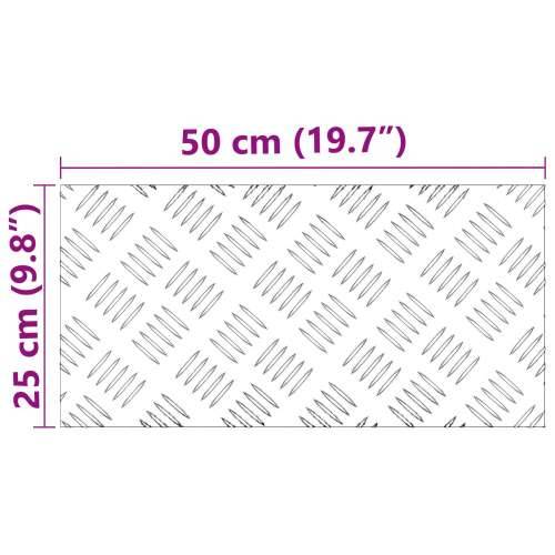 Aluminijske čelične ploče - 4 pak, protuklizne, 50x25 cm Cijena