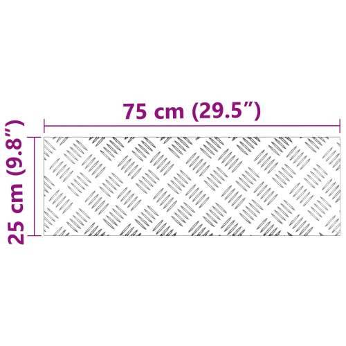 aluminijske checker ploče 4 komada protiv klizanja 75x25 cm Cijena