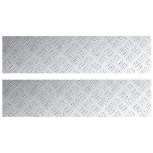 aluminijski šahovnici 2 kom. neklizeće 100x25 cm Cijena