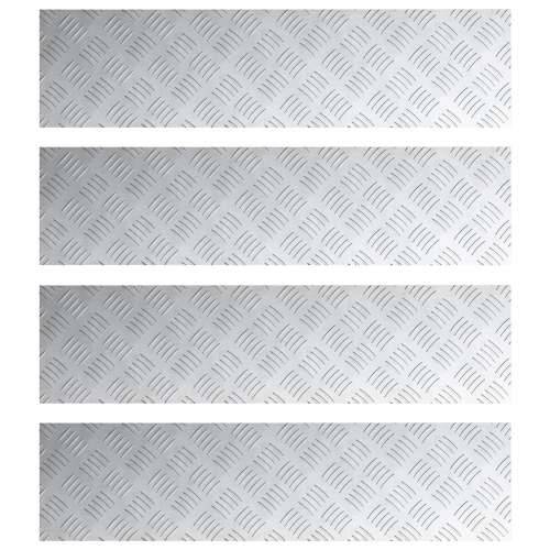 Aluminijske Checker Ploče 4 kom Protivklizna 100 x 25 cm Cijena