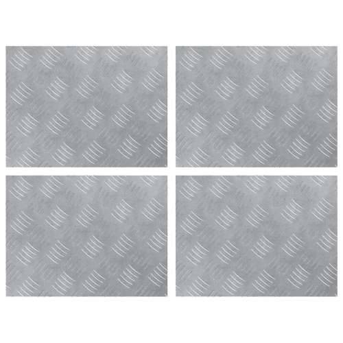 aluminijske checker ploče 4 kom. protuklizne 40x30 cm Cijena