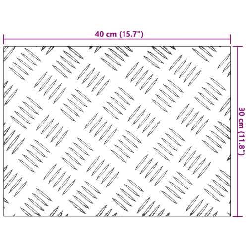 aluminijske checker ploče 4 kom. protuklizne 40x30 cm Cijena