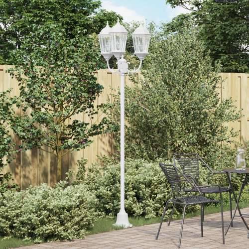 Ulična Lampa 3-Lampa E27 Bijela 220 cm Aluminij Cijena