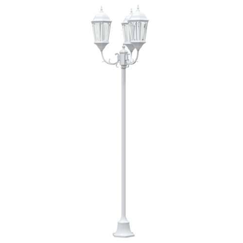 Ulična Lampa 3-Lampa E27 Bijela 220 cm Aluminij Cijena