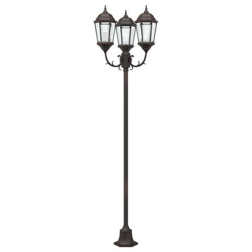 Stup za vrtne lampe 3-lampe E27 Brončana 220 cm Aluminij Cijena