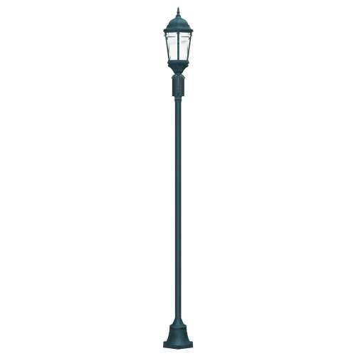 Lampa za vrt na postolju 2-lampe E27 Zelena 220 cm Aluminij Cijena