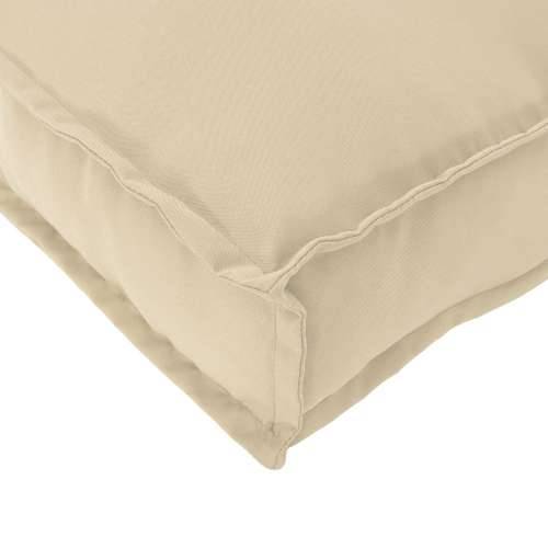 Jastučić za paletu za sjedalo Bež 60x60x12 cm Oxford tkanina Cijena