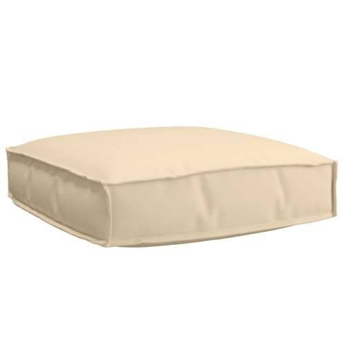 Jastučić za paletu za sjedalo Bež 60x60x12 cm Oxford tkanina Cijena