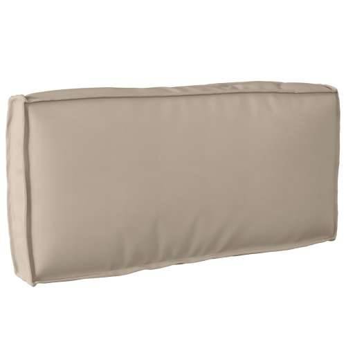 jastučić za palete za naslon taupe 80x40x12 cm Oxford tkanina Cijena