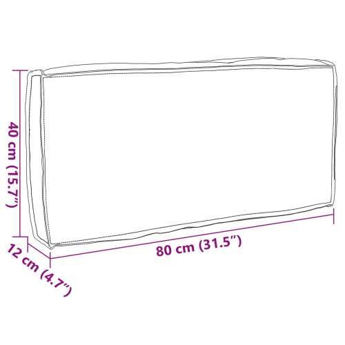 jastučić za naslon Bordo 80x40x12 cm Oxford tkanina Cijena