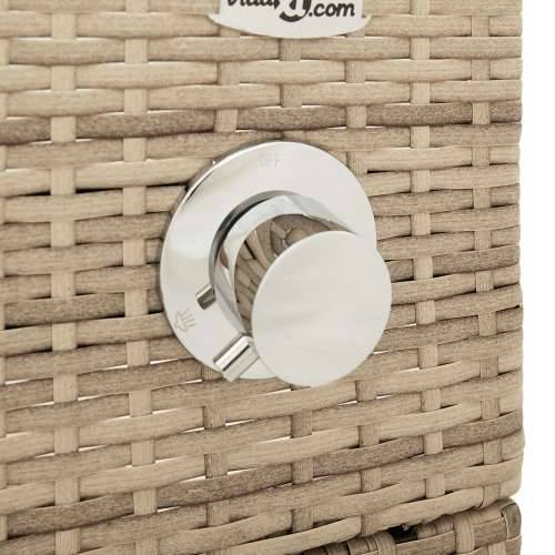 vrtni tuš Bež 60x80x214 cm Poliprofil Cijena
