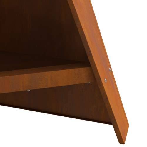Vatrena piramida crna 58x36x100 cm čelik Cijena