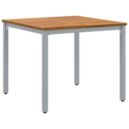 Vrtni blagovaonski set Set od 3 Siva, ton drva Metal, Drvo Cijena